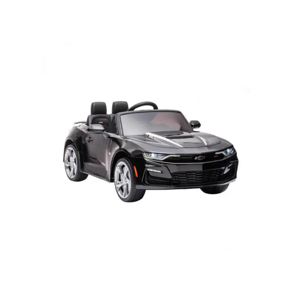 Chevrolet camaro 2ss black toy car on white background