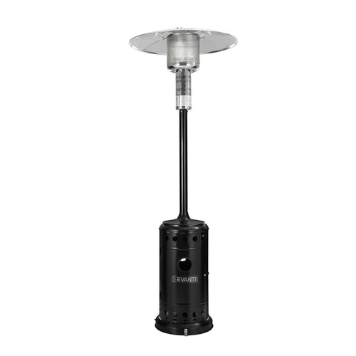 Devanti outdoor gas patio heater - black & sliver 1