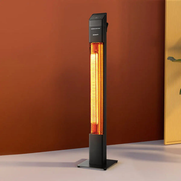 Devanti radiant tower heater electric portable remote control 2000w heating 2