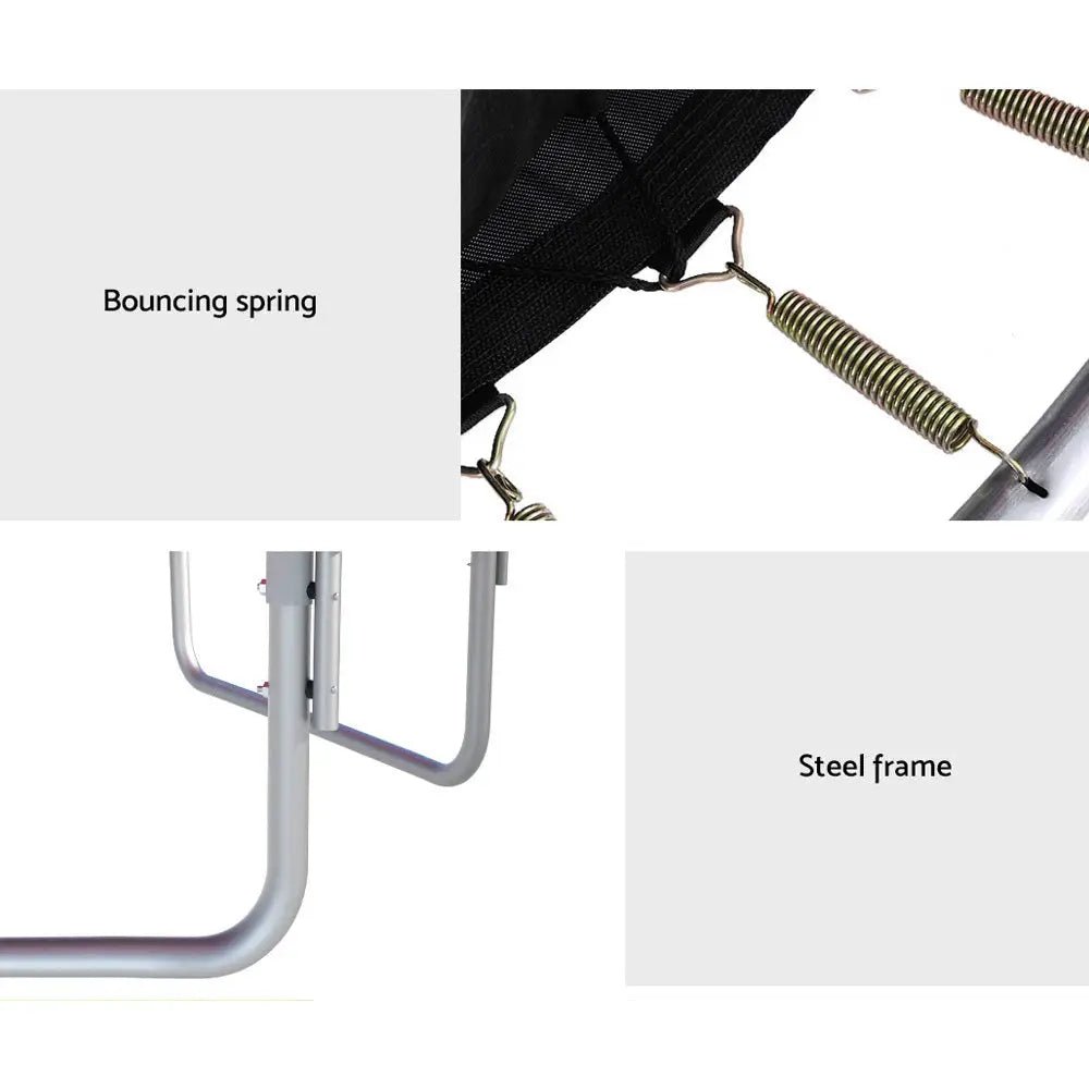 Everfit 6ft Kids Round Trampoline Rebounder - Multicolour