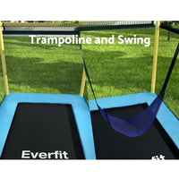 Everfit 6ft Trampoline for Kids w/ Enclosure And Swing Rectangle - 2 Colours