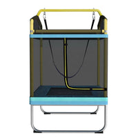Everfit 6ft Trampoline for Kids w/ Enclosure And Swing Rectangle - 2 Colours