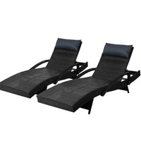Gardeon bedarra lounge reversible armrests outdoor lounge set