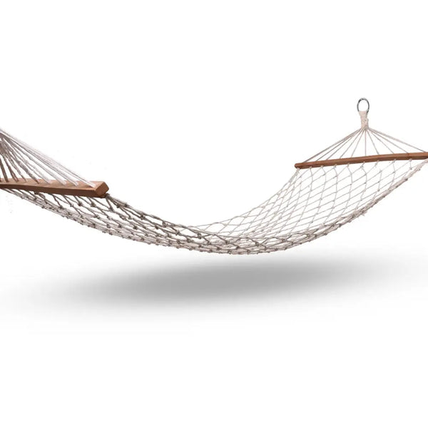 Gardeon hammock bed with wooden handle - perfect for relaxing outdoors