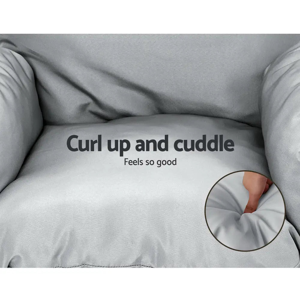 Gardeon hanging pod chair with cudee bedding set