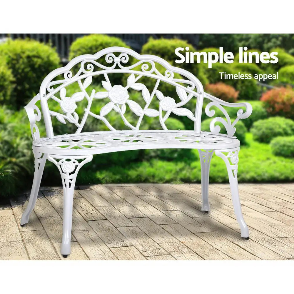 Gardeon outdoor garden bench seat 100cm - embrace natures serenity