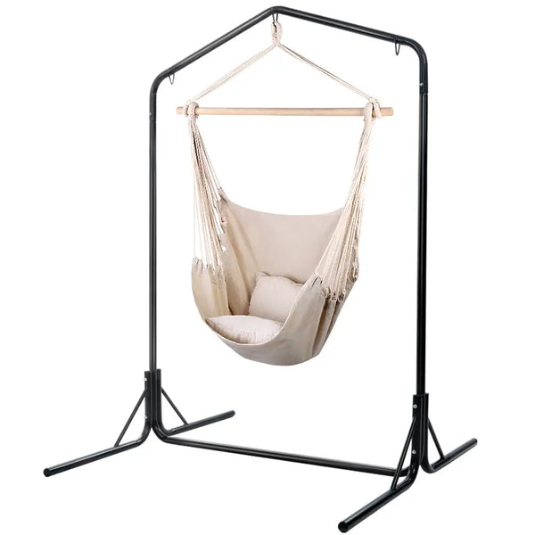 Gardeon outdoor hanging hammock chair set