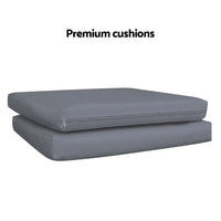Premium cotton pillow cover for gardeon outdoor wicker bistro chairs set - idris