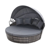 Gardeon wicker lounger day bed outdoor furniture patio 1