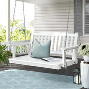 Gardeon wooden porch swing chair - 2 seater