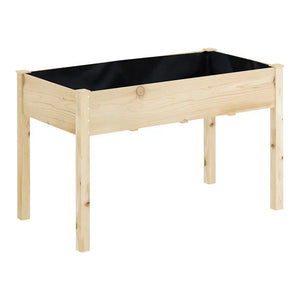 Greenfingers garden bed elevated wooden planter box - 120 x 60 80cm 1