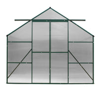 Greenfingers aluminium greenhouse with glass door - 510x240x210cm, ideal for growing vegetables