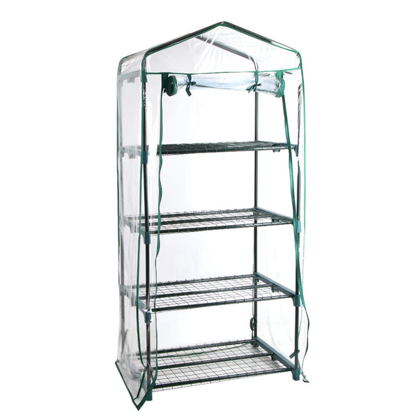 Greenfingers mini green house 4 tiers protects plants in small gardens from inclement weather