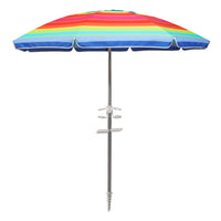 Mountview 2M Outdoor Beach Umbrellas Sand Colorful-1954802439458787328