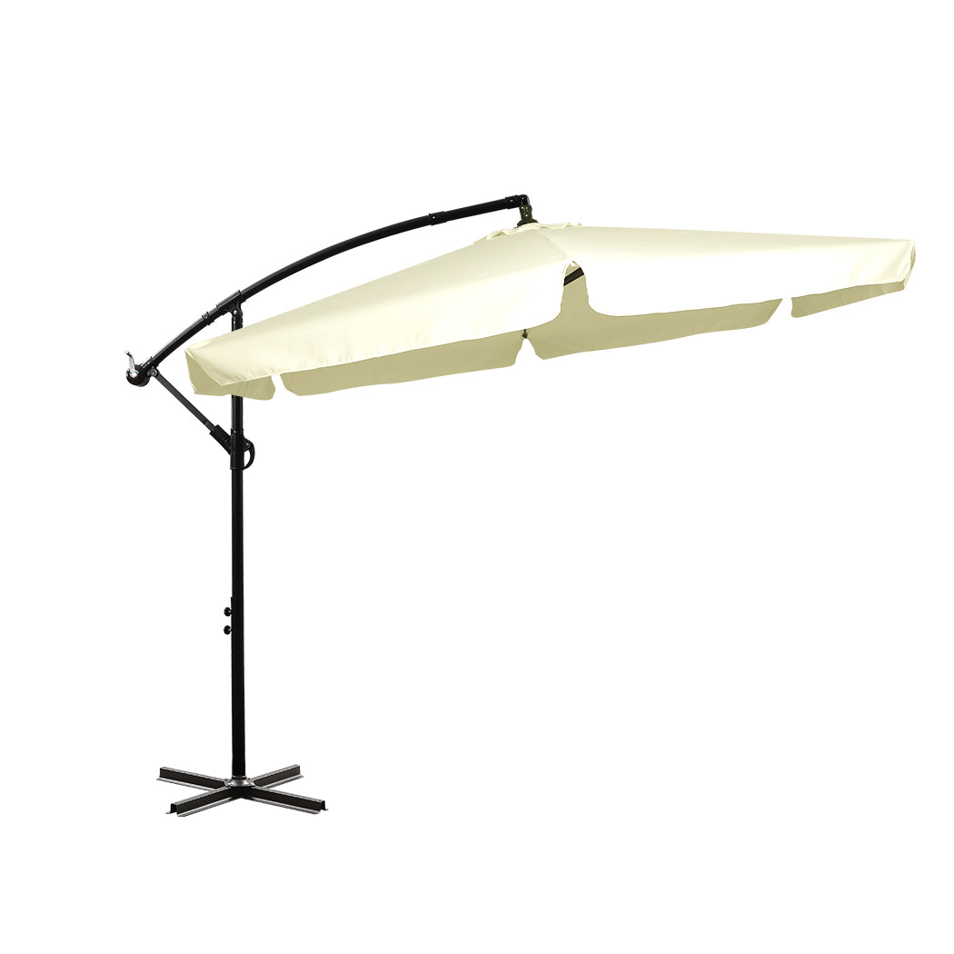 Mountview 3M Outdoor Umbrella Beach Beige Without Base-1910112909254594560