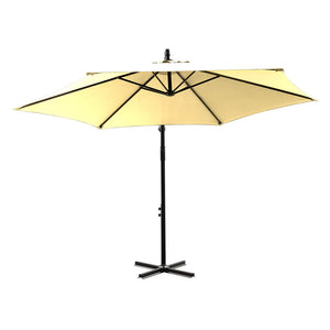 Mountview 3M Outdoor Umbrella Cantilever Beige Without Base-1910112902656954369
