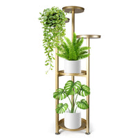 Levede Plant Stand Outdoor Indoor Flower Gold Large-1954802663170379777