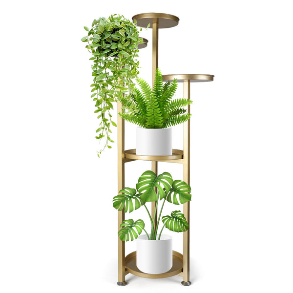 Levede Plant Stand Outdoor Indoor Flower Gold Large-1954802663170379777