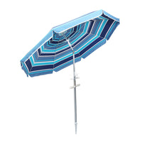 Mountview 2M Outdoor Beach Umbrellas Sand Blue-1954802439110660097