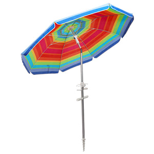 Mountview 2M Outdoor Beach Umbrellas Sand Colorful-1954802439458787329