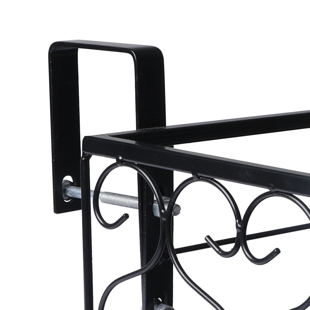 Levede Plant Stand Outdoor Indoor Home Black Rectangle-1910112297100120067