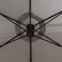 Mountview 3M Cantilever Umbrella Outdoor Grey With Base-1942353021853896709