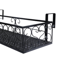 Levede Plant Stand Outdoor Indoor Home Black Rectangle-1910112297100120069