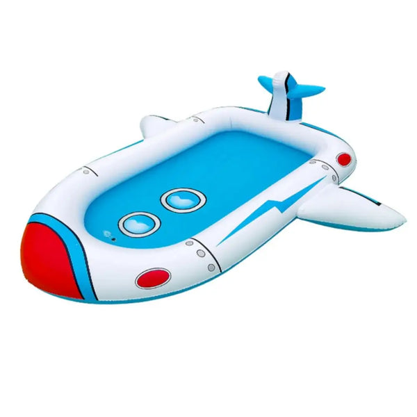 Inflatable whale sprinkler pool - intet for kids - spaceship