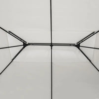 Instahut iron art gazebo marquee 4x3m - white 4