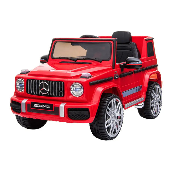 Red mercedes benz amg g63 kids ride on electric car with remote control
