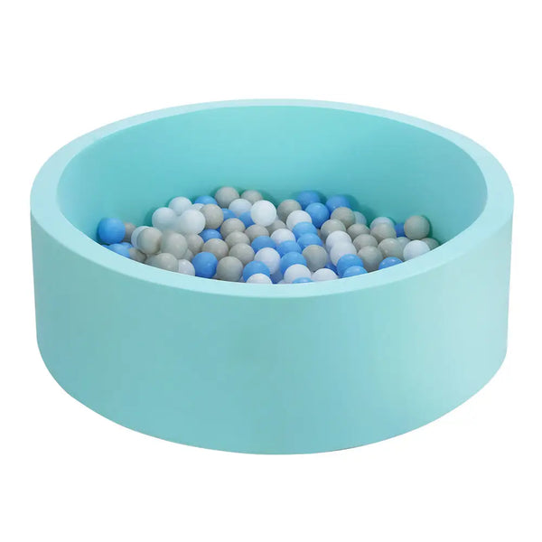 Blue ball pool with keezi kids ball pit ocean foam play pool barrier and 200 balls