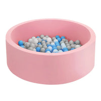 Keezi kids ball pool with pink bowl and 200 balls