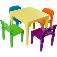 Child-size plastic table and chairs play set for kids - buy john john john children’s table and chairs online