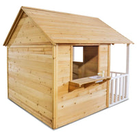 Wooden dog house with roof, lifespan kids camira v2 cubby house. Let your imagination run wild