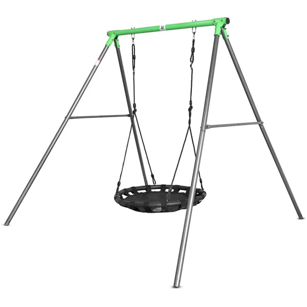 Lifespan kids cellar metal web swing set with seat and nest swing