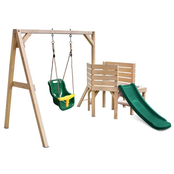 Lifespan kids poppy junior play centre with swing set and bench