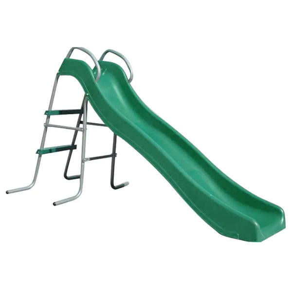 Green slippery slide with steel frame - lifespan kids slippery slide 3