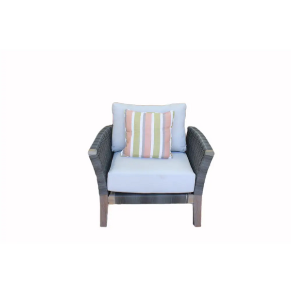 Paradise outdoor armchair with pillow on chair