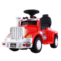 Rigo kids electric ride on truck 6v with remote control and interactive features