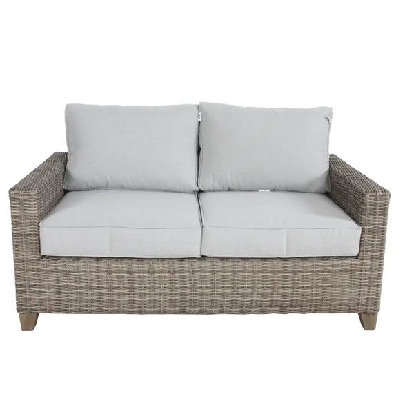 Grey wicker loveseat with cushions - sophy 2 or 3 seater wicker rattan outdoor sofa lounge