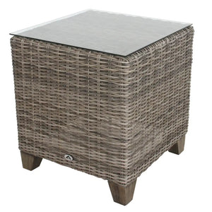 Sophy 50cm wicker rattan outdoor side table 2