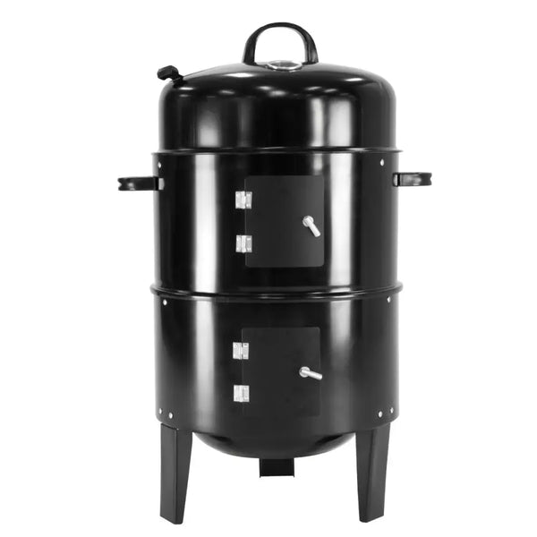 Wallaroo 3-in-1 charcoal bbq smoker on white background